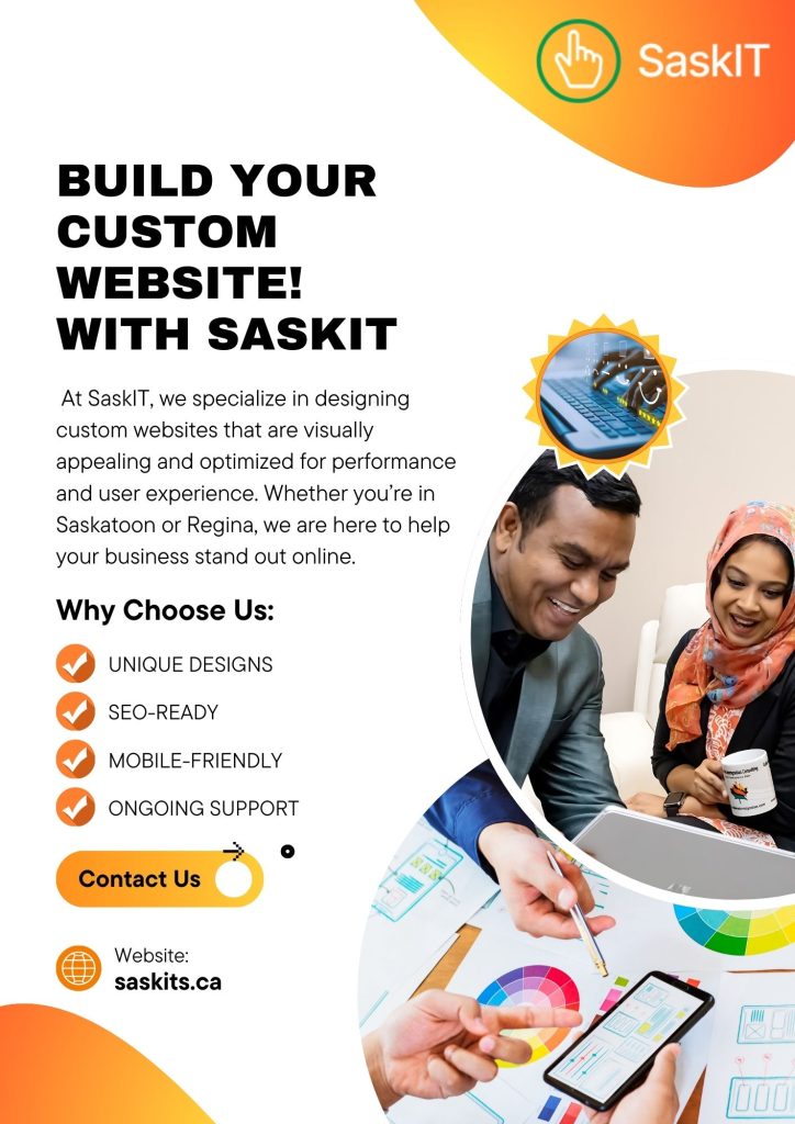 Build Your Custom Website with SaskIT!