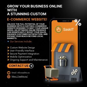 Grow Your Business Online with a Stunning Custom E-Commerce Website!